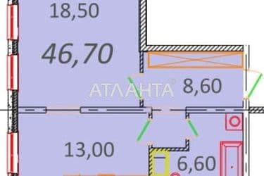 1-кімнатна квартира за адресою вул. Піонерська (площа 46,7 м²) - Atlanta.ua - фото 6