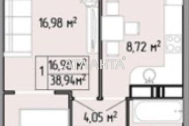 1-кімнатна квартира за адресою вул. Пішонівська (площа 38,9 м²) - Atlanta.ua - фото 30