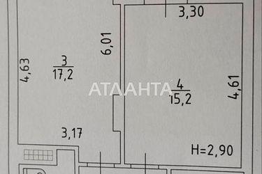 1-комнатная квартира по адресу Курортный пер. (площадь 49 м²) - Atlanta.ua - фото 38