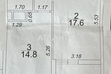 1-кімнатна квартира за адресою вул. Краснова (площа 41,9 м²) - Atlanta.ua - фото 19