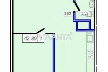 1-кімнатна квартира за адресою вул. Перлинна (площа 43 м²) - Atlanta.ua - фото 31