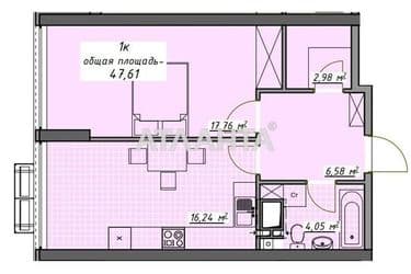 1-кімнатна квартира за адресою Курортний пров. (площа 47,6 м²) - Atlanta.ua - фото 13