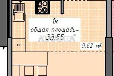 1-комнатная квартира по адресу Курортный пер. (площадь 33,6 м²) - Atlanta.ua - фото 12