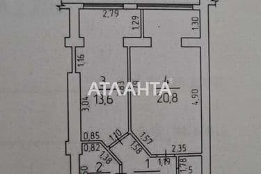 1-комнатная квартира по адресу ул. Грушевского Михаила (площадь 46 м²) - Atlanta.ua - фото 20