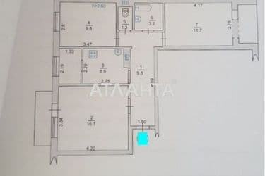 3-кімнатна квартира за адресою вул. Лазурна (площа 63 м²) - Atlanta.ua - фото 9