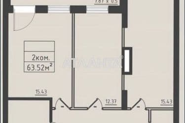2-комнатная квартира по адресу ул. Дача Ковалевского (площадь 63,5 м²) - Atlanta.ua - фото 8