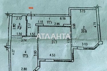2-кімнатна квартира за адресою вул. Середньофонтанська (площа 76,4 м²) - Atlanta.ua - фото 32