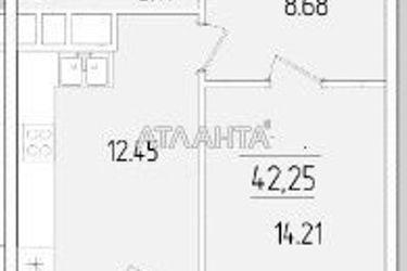 1-кімнатна квартира за адресою вул. Краснова (площа 42,2 м²) - Atlanta.ua - фото 9