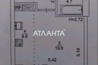 1-кімнатна квартира за адресою вул. Заболотного (площа 41 м²) - Atlanta.ua - фото 30