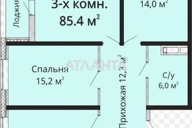 3-кімнатна квартира за адресою вул. Костанді (площа 87 м²) - Atlanta.ua - фото 8