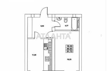 1-комнатная квартира по адресу ул. Миланская (площадь 56 м²) - Atlanta.ua - фото 18