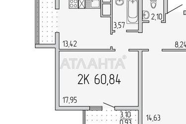 2-кімнатна квартира за адресою вул. Перлинна (площа 61 м²) - Atlanta.ua - фото 22