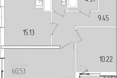 2-кімнатна квартира за адресою вул. Краснова (площа 60,5 м²) - Atlanta.ua - фото 8