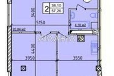 2-кімнатна квартира за адресою вул. Геранева (площа 57 м²) - Atlanta.ua - фото 6