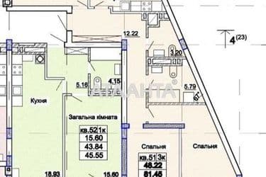 3-кімнатна квартира за адресою вул. Стуса (площа 87,1 м²) - Atlanta.ua - фото 9