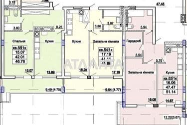 1-кімнатна квартира за адресою вул. Стуса (площа 44,8 м²) - Atlanta.ua - фото 10