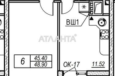 1-кімнатна квартира за адресою вул. Середньофонтанська (площа 49 м²) - Atlanta.ua - фото 4