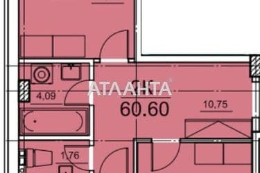 2-комнатная квартира по адресу Вокзальный пер. (площадь 61 м²) - Atlanta.ua - фото 10