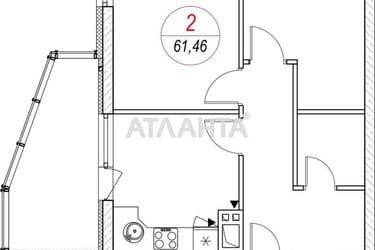 2-комнатная квартира по адресу ул. Среднефонтанская (площадь 63 м²) - Atlanta.ua - фото 3