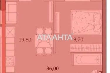 1-кімнатна квартира за адресою вул. Вільямса ак. (площа 36 м²) - Atlanta.ua - фото 8