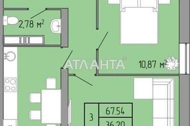 3-rooms apartment apartment by the address st. Pishonovskaya (area 67,7 m²) - Atlanta.ua - photo 4