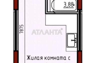 1-комнатная квартира по адресу ул. Радостная (площадь 24,4 м²) - Atlanta.ua - фото 8