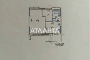 1-room apartment apartment by the address st. Sergeya Danchenko (area 36,3 m²) - Atlanta.ua - photo 19