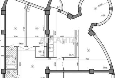 4+-rooms apartment apartment by the address st. Morekhodnyy per (area 189 m²) - Atlanta.ua - photo 26