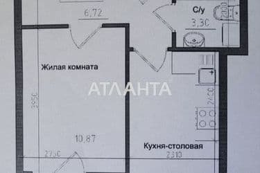 1-кімнатна квартира за адресою 7 км Овідіопольської дор. (площа 35,9 м²) - Atlanta.ua - фото 10