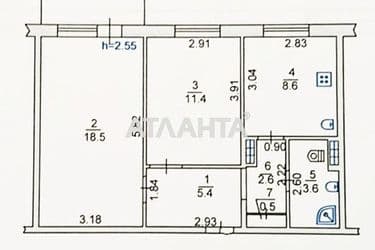 2-кімнатна квартира за адресою вул. Паркова (площа 51,5 м²) - Atlanta.ua - фото 17