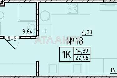 1-room apartment apartment by the address st. Vilyamsa ak (area 22,9 m²) - Atlanta.ua - photo 4