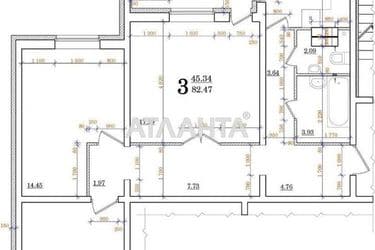 3-комнатная квартира по адресу ул. Пригородная (площадь 82,5 м²) - Atlanta.ua - фото 55