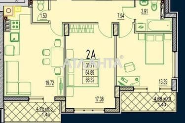 2-rooms apartment apartment by the address st. Fontanskaya dor Perekopskoy Divizii (area 70 m²) - Atlanta.ua - photo 17