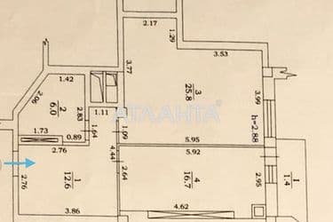 1-комнатная квартира по адресу ул. Софиевская (площадь 62,5 м²) - Atlanta.ua - фото 19