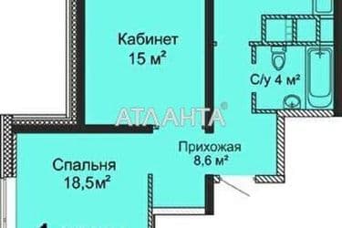 2-комнатная квартира по адресу ул. Варненская (площадь 60,6 м²) - Atlanta.ua - фото 12
