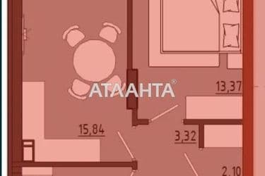 1-кімнатна квартира за адресою вул. Чехова (площа 43 м²) - Atlanta.ua - фото 9