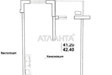 1-комнатная квартира по адресу Тополинный пер. (площадь 43 м²) - Atlanta.ua - фото 7