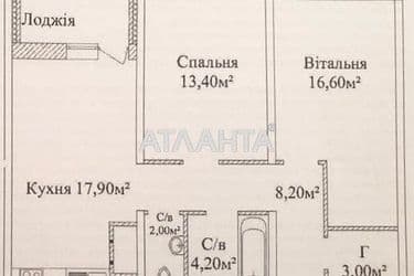 2-кімнатна квартира за адресою вул. Жаботинського (площа 70 м²) - Atlanta.ua - фото 7