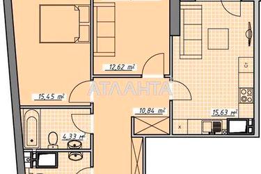 2-комнатная квартира по адресу Курортный пер. (площадь 63,5 м²) - Atlanta.ua - фото 18