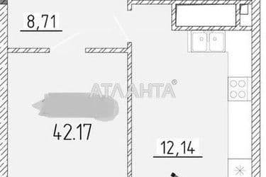 1-кімнатна квартира за адресою вул. Краснова (площа 42,2 м²) - Atlanta.ua - фото 8