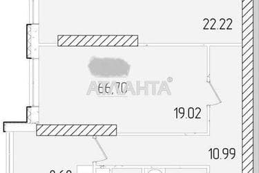 2-кімнатна квартира за адресою вул. Краснова (площа 66,7 м²) - Atlanta.ua - фото 8