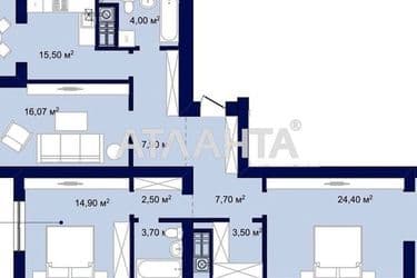 3-кімнатна квартира за адресою вул. Чехова (площа 94,2 м²) - Atlanta.ua - фото 16