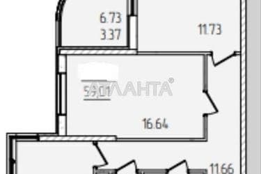 2-кімнатна квартира за адресою вул. Краснова (площа 59,0 м²) - Atlanta.ua - фото 8