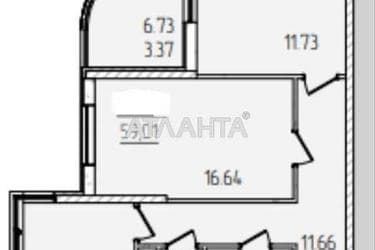 2-rooms apartment apartment by the address st. Krasnova (area 58,8 m²) - Atlanta.ua - photo 9