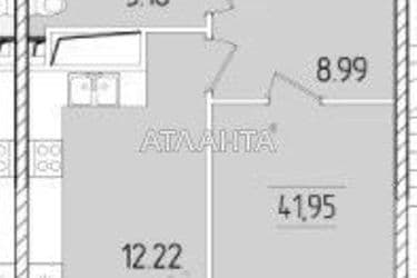 1-комнатная квартира по адресу ул. Краснова (площадь 43 м²) - Atlanta.ua - фото 8