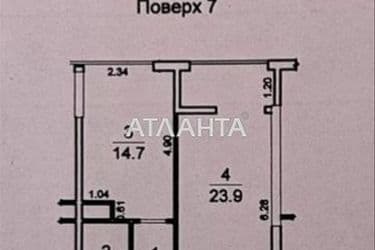 1-кімнатна квартира за адресою вул. Французький бульв. (площа 46,4 м²) - Atlanta.ua - фото 24