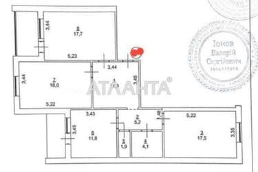 3-rooms apartment apartment by the address st. Prospekt Glushkova (area 95,6 m²) - Atlanta.ua - photo 61