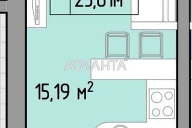 1-room apartment apartment by the address st. Pishonovskaya (area 23,6 m²) - Atlanta.ua - photo 6