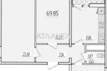 1-кімнатна квартира за адресою вул. Краснова (площа 69,9 м²) - Atlanta.ua - фото 9