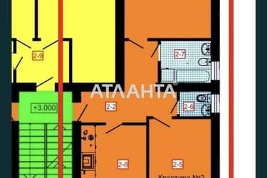 2-кімнатна квартира за адресою вул. Червоної Калини (площа 76,4 м²) - Atlanta.ua - фото 16